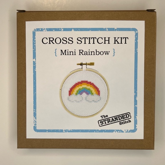 Rainbow Mini Cross Stitch Kit 🌈 - Picture 6 of 7